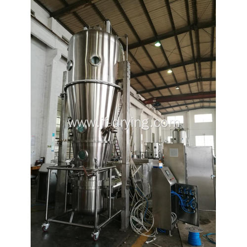 Enteric release fluid bed coating machine